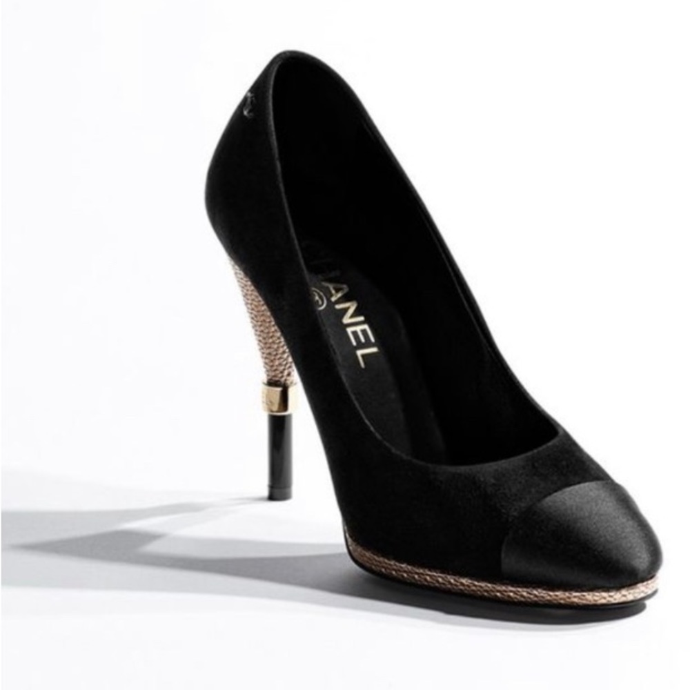 ❌SOLD!!❌ New Chanel Suede & Satin Pumps